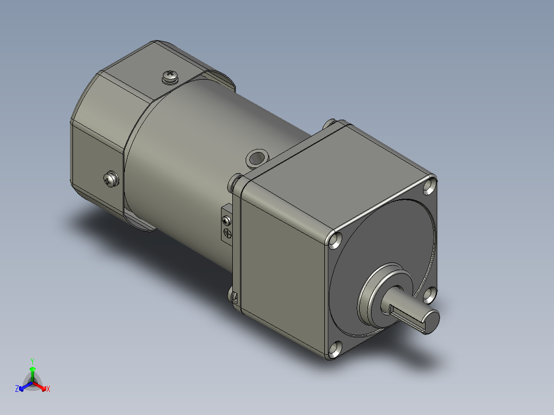 5IK60RGU-CF(5GU3KB-200KB)正等轴测图