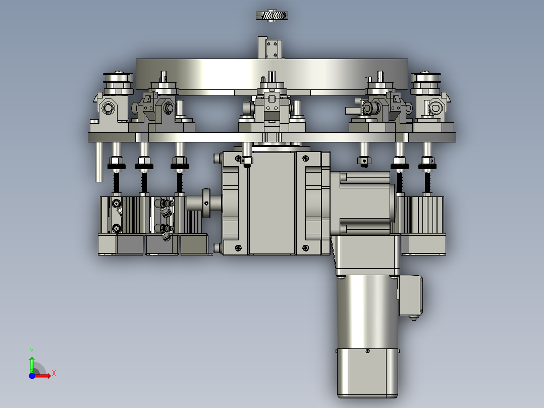 LJ-CJ-300转盘组前视图