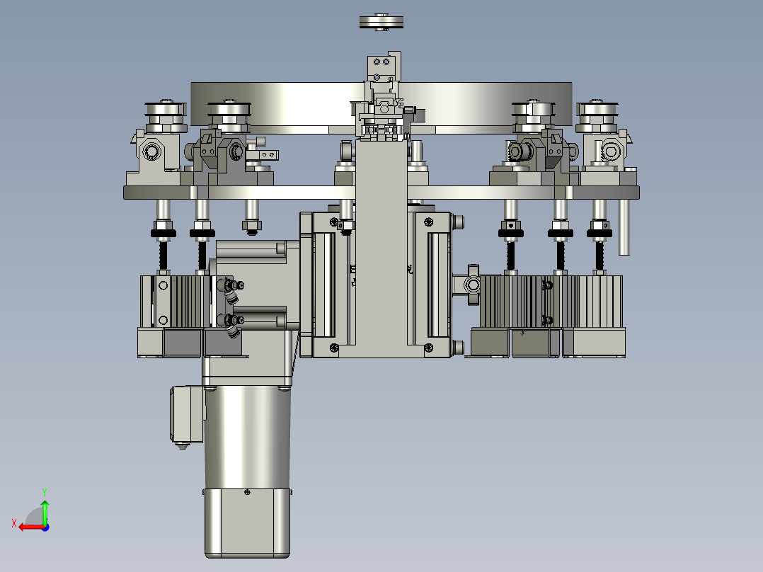 LJ-CJ-300转盘组后视图