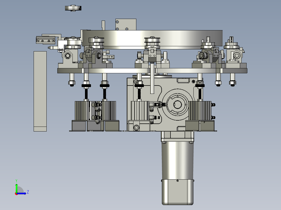 LJ-CJ-300转盘组左视图