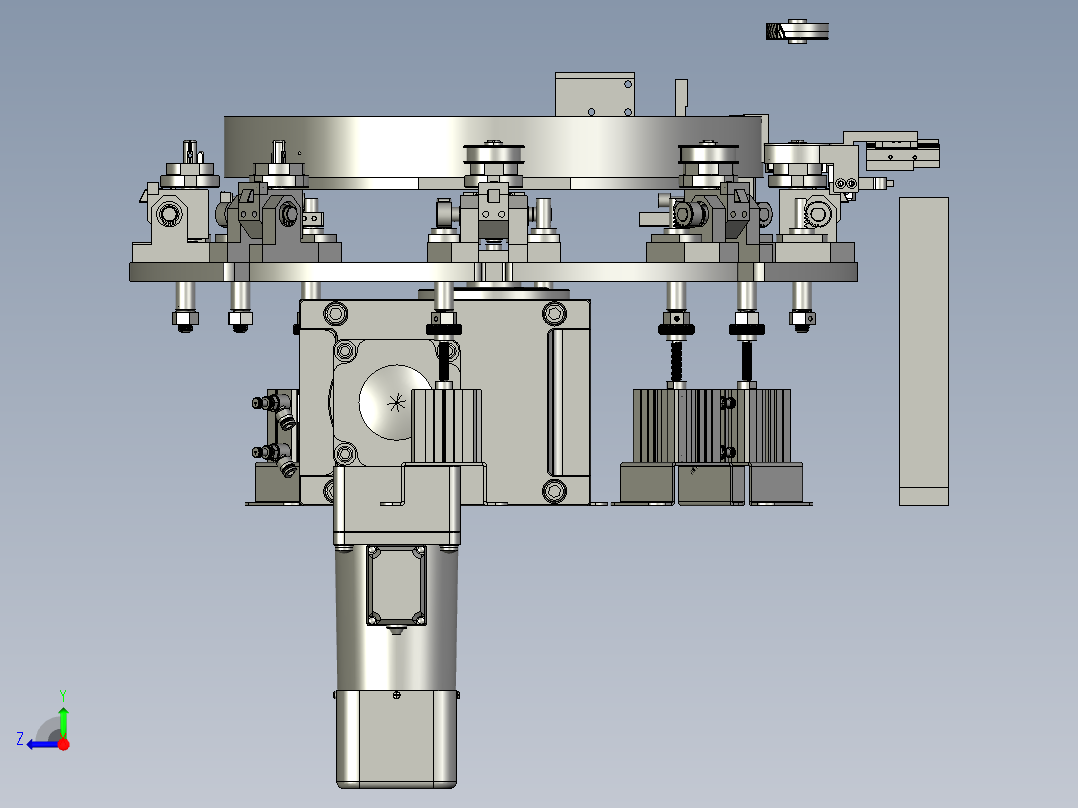 LJ-CJ-300转盘组右视图