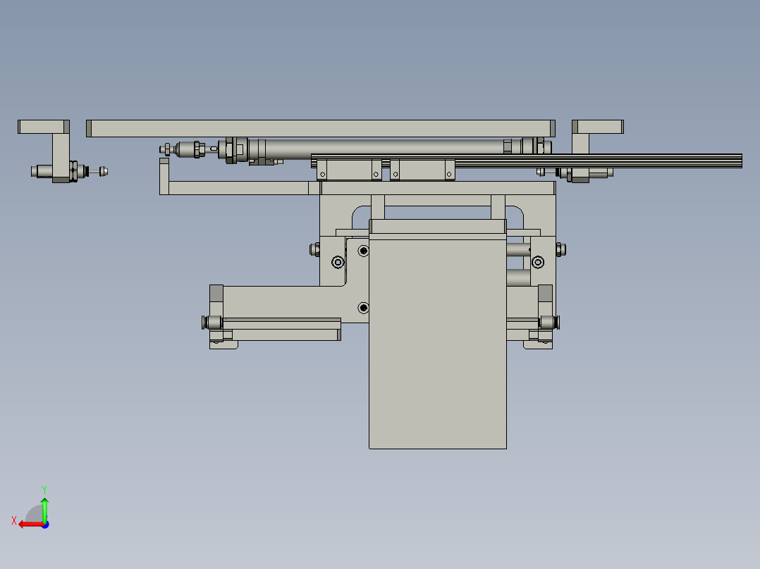 充磁总成后视图