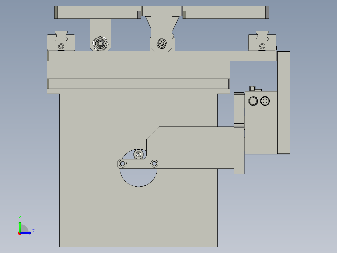 充磁总成左视图
