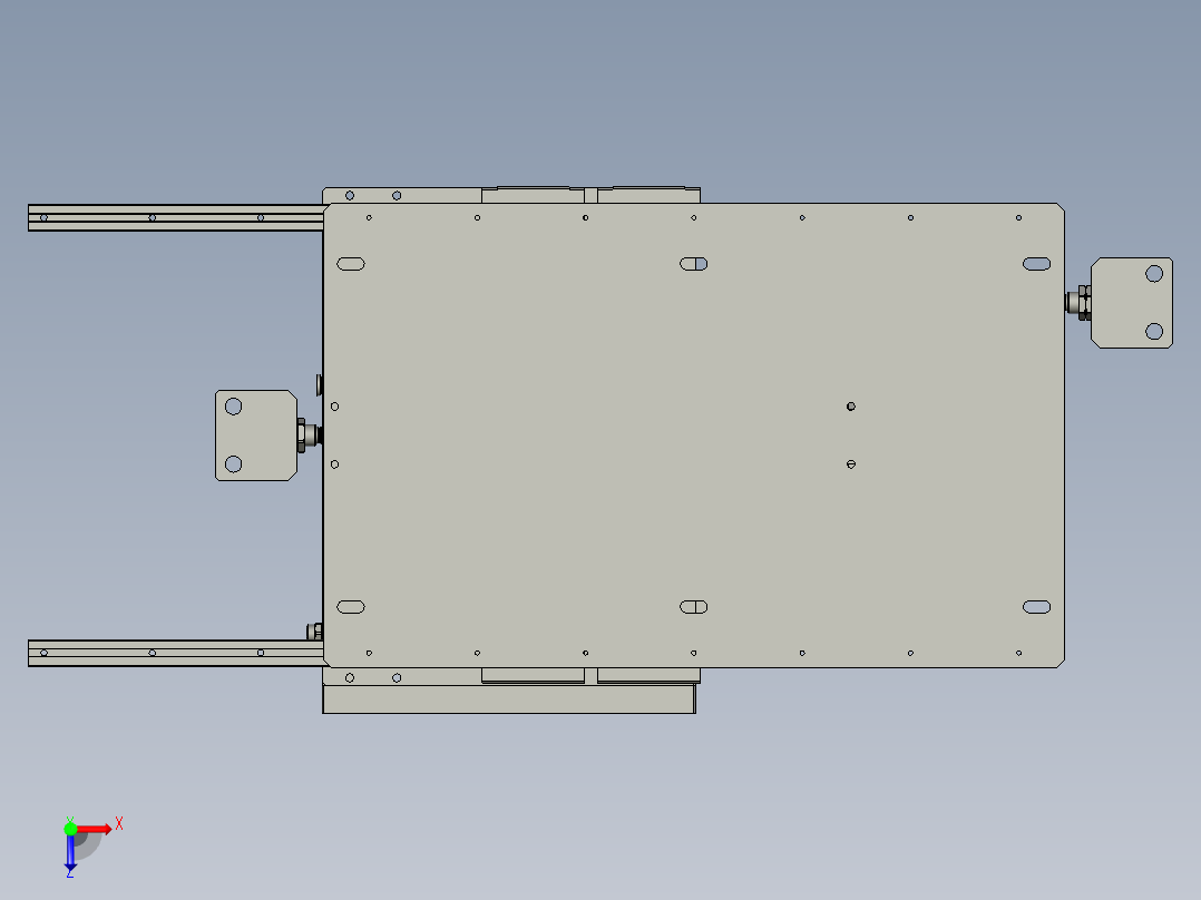 充磁总成俯视图