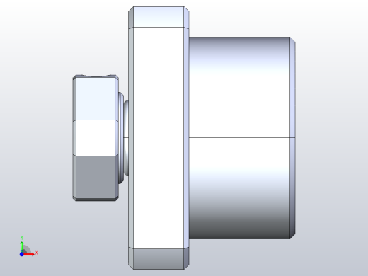 FK05滚珠花健、支撑座、滚珠丝杠、交叉导轨、直线模组.IGS前视缩略图