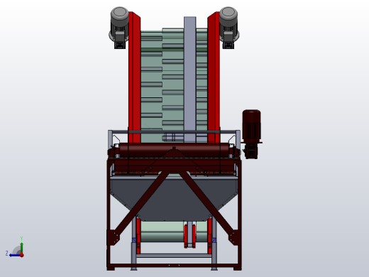 包装袋提升输送机右视缩略图