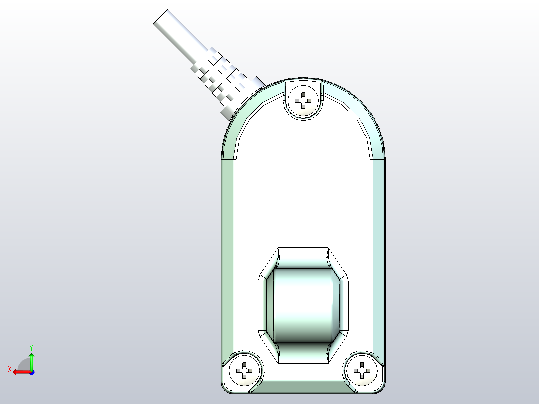 电动推杆2000N(ZJWSN-A1)[ZJWSN-A1-S300]后视图