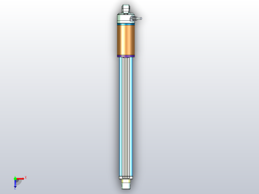 电动推杆2000N(ZJWSN-A1)[ZJWSN-A1-S300]俯视缩略图