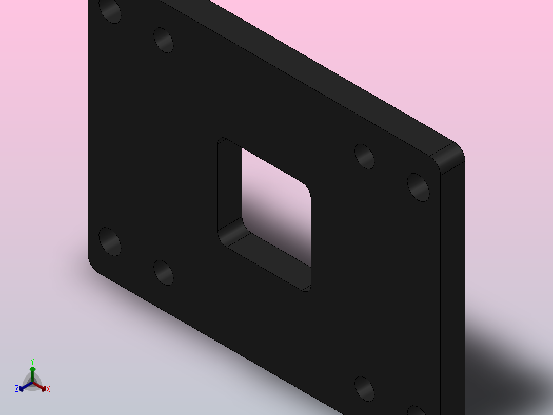 前法兰FA、后法兰FB[200]气缸附件主视图