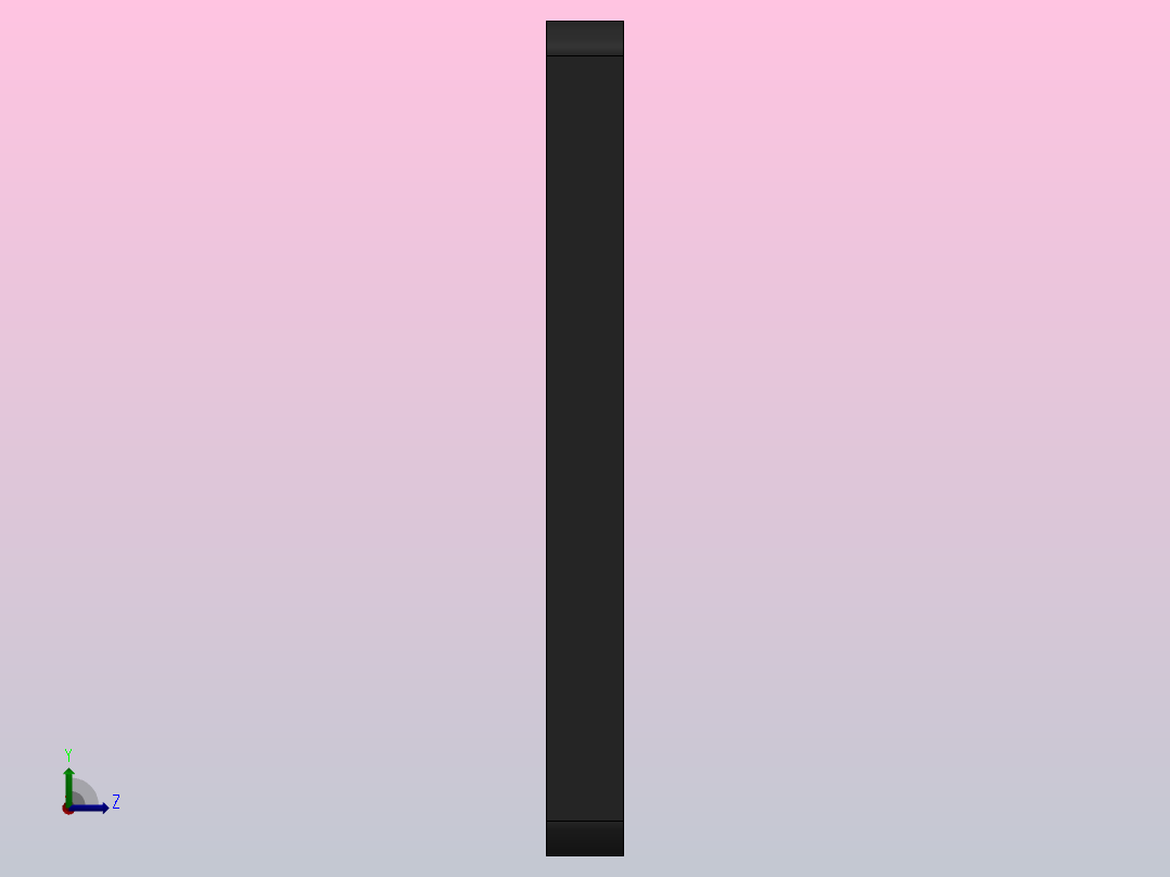 前法兰FA、后法兰FB[200]气缸附件左视图