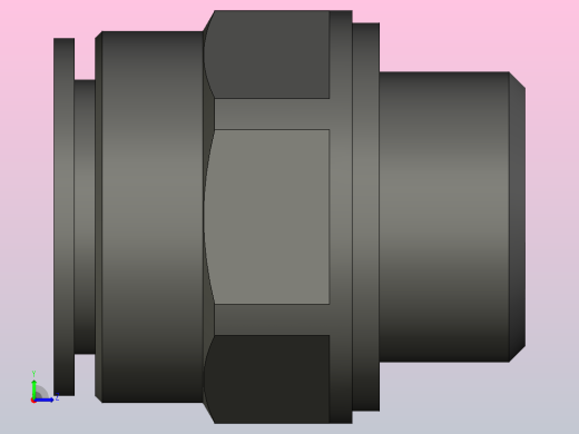 快插式接头用于管的CQ-1_2-12左视缩略图