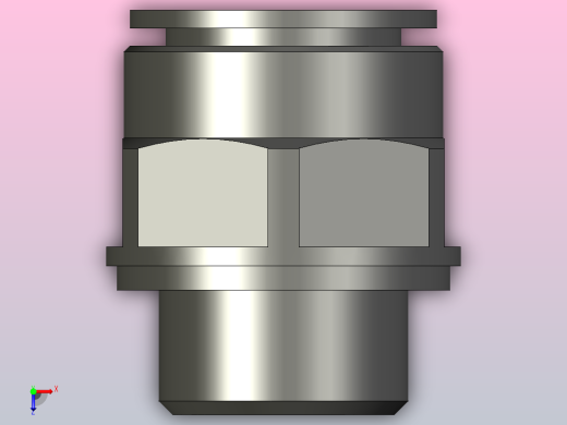 快插式接头用于管的CQ-1_2-12俯视缩略图