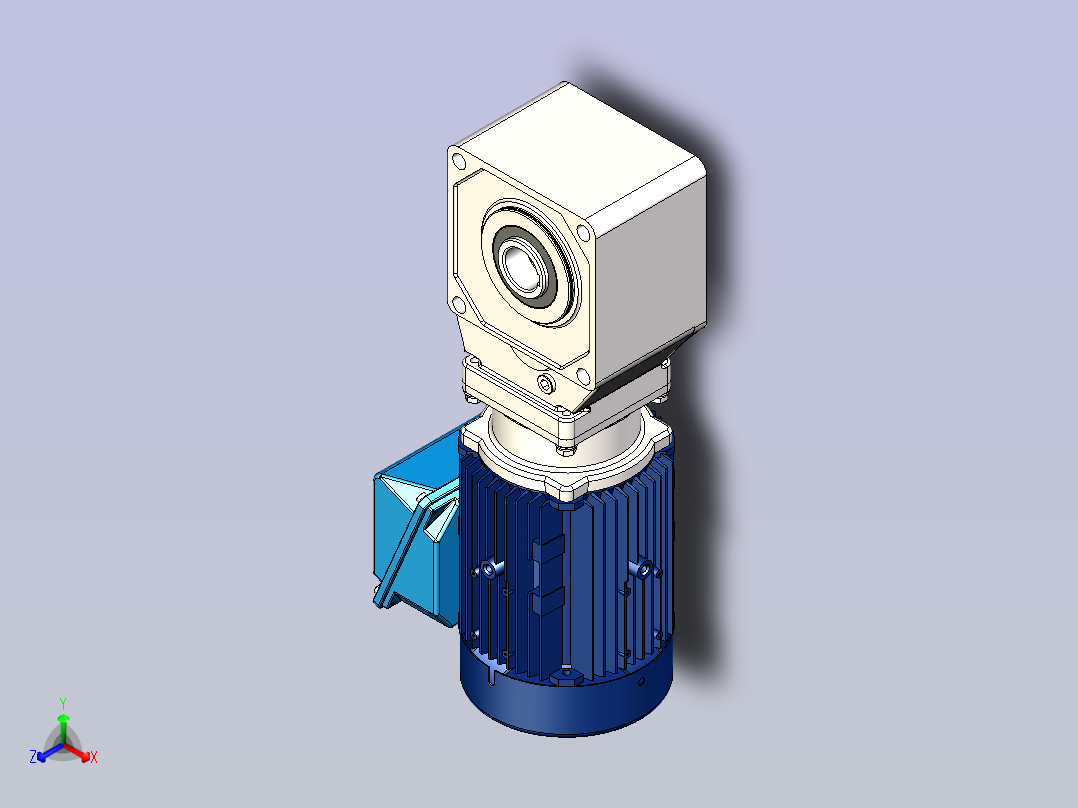 住友(SMT)减速机3D RNYM1-1420-AV,EV主视图