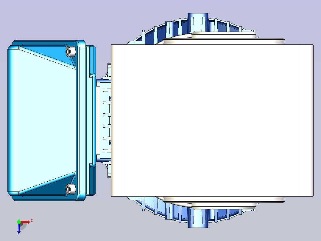 住友(SMT)减速机3D RNYM1-1420-AV,EV俯视图