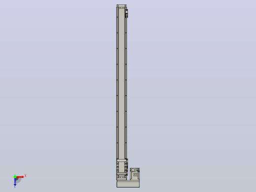 滚珠丝杠直线轴内置导轨TPA-GCR-65-1610C-L950-ML-M40-N3俯视缩略图