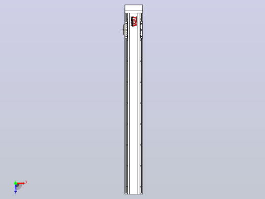 日规模组半封闭丝杆TPA-HNR-85D-1610C-L700-MP-Y-P20-N3俯视缩略图