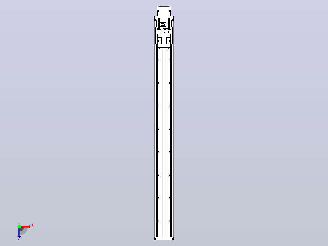 钢基模组TPA-KSR-8610C-940A1-MU-H0俯视图