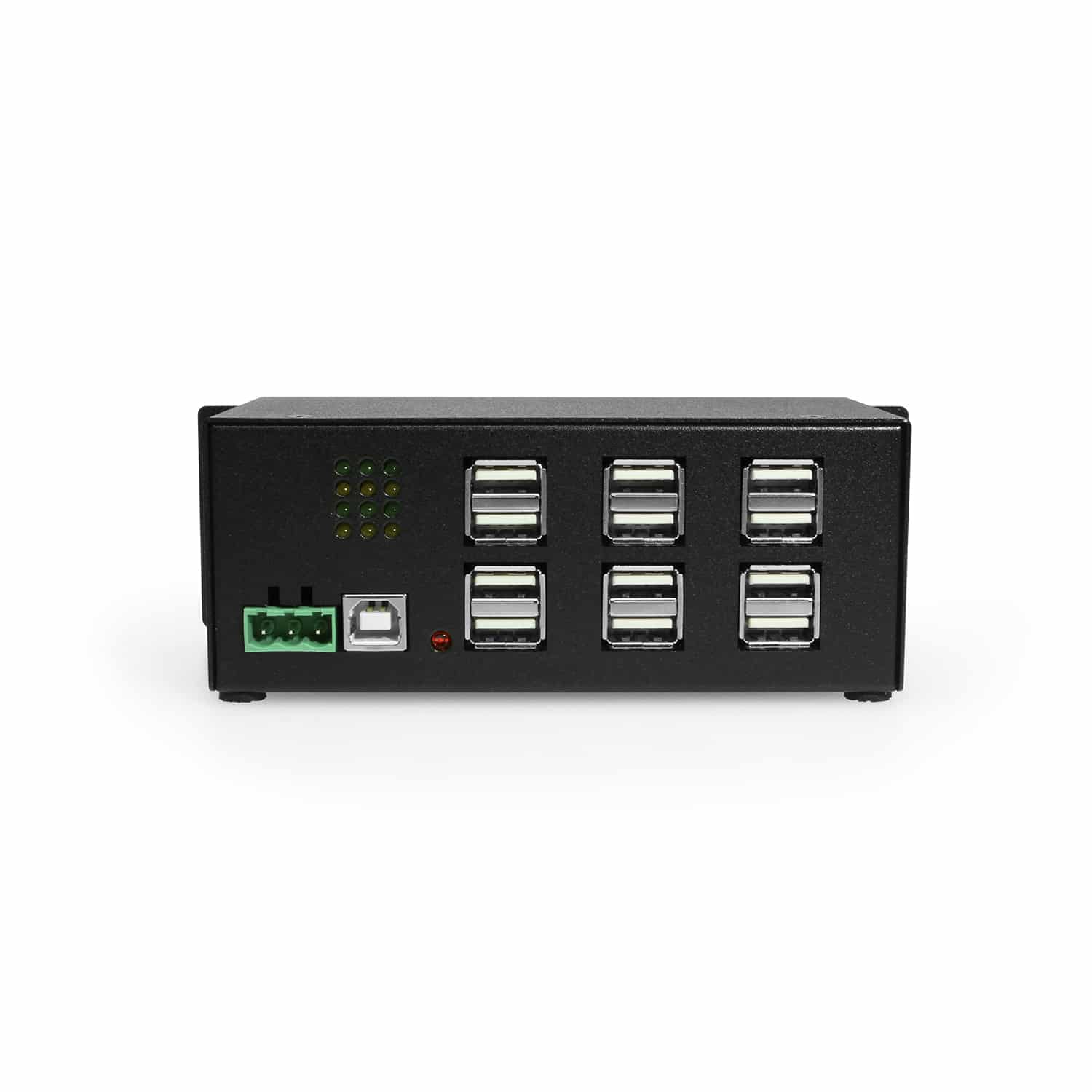 工业端口usb  供电集线器适用于pc mac din导轨安装