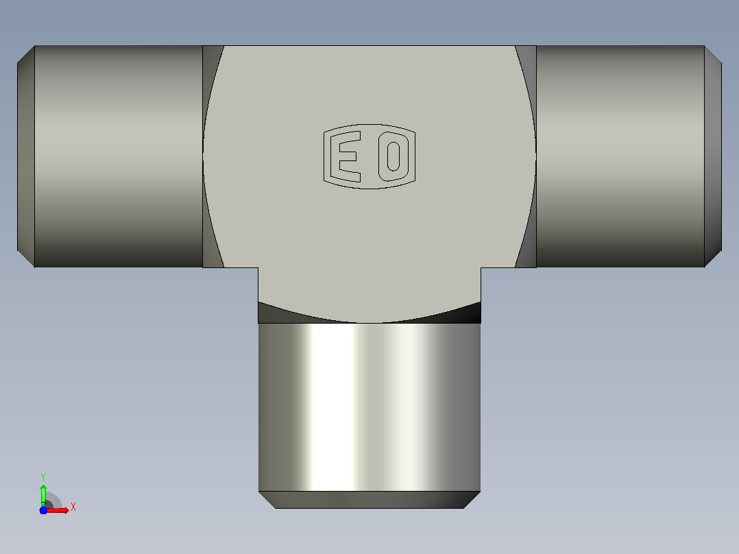 EO接头三通T06LCFX.igs前视图