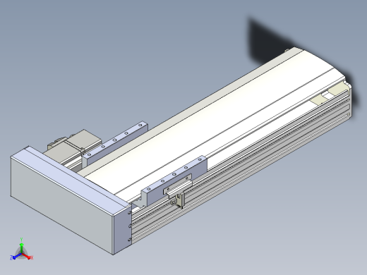 日规模组半封闭丝杆TPA-HNR-140D-2010C-L250-ML-C-P40-N3主视缩略图