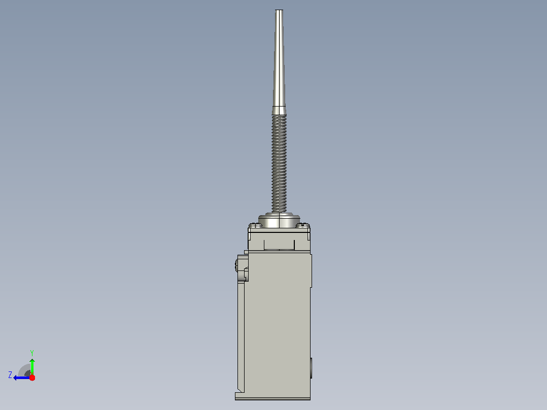 行程开关传感器TZ-9266右视图