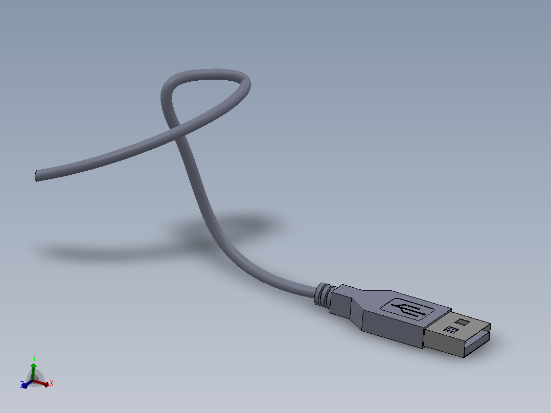 USB 3.0 模型主视图