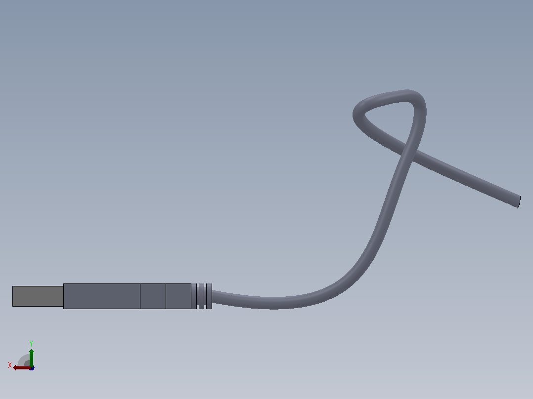 USB 3.0 模型后视图
