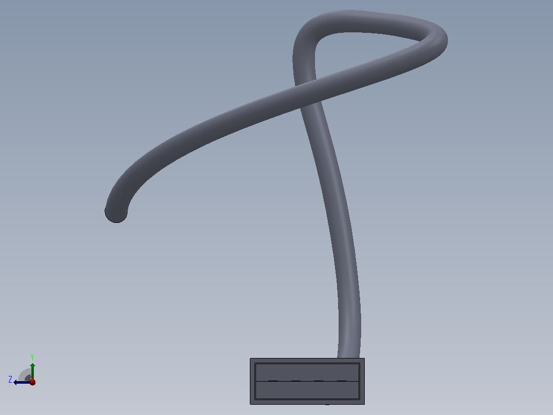 USB 3.0 模型右视图