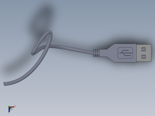 USB 3.0 模型俯视缩略图