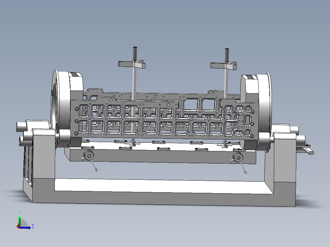柴油机缸体夹具