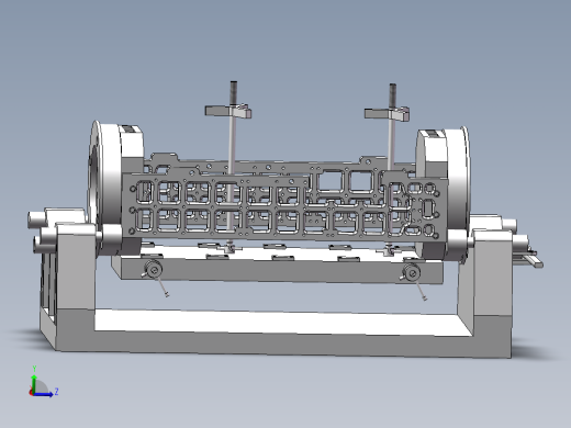 柴油机缸体夹具