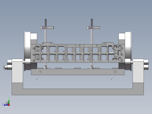 柴油机缸体夹具右视缩略图