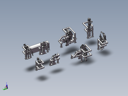 车身地板焊接夹具