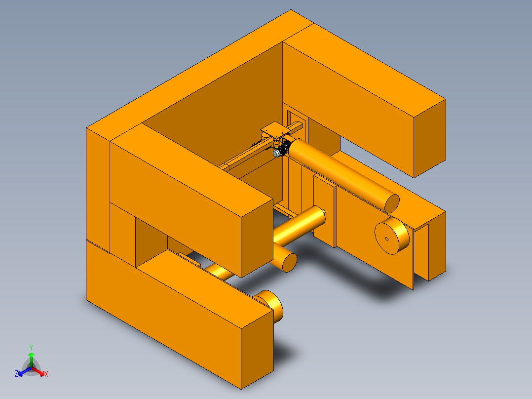 全自动洗车机的设计含三维+二维+说明书正等轴测图