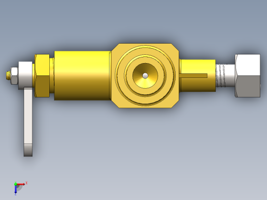 管接头（肘管）3D模型俯视缩略图