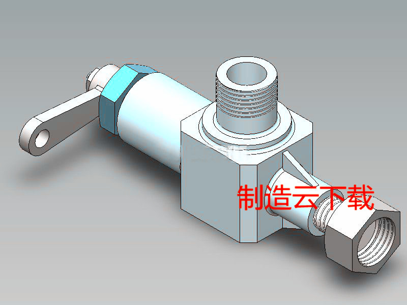 管接头（肘管）3D模型