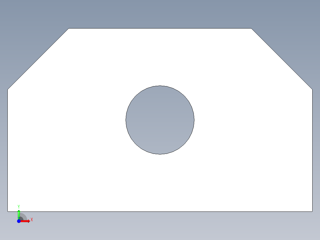 案例讲解—箱体钣金拆图前视图