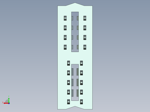 侧边卡连接器-459120002_stp后视缩略图