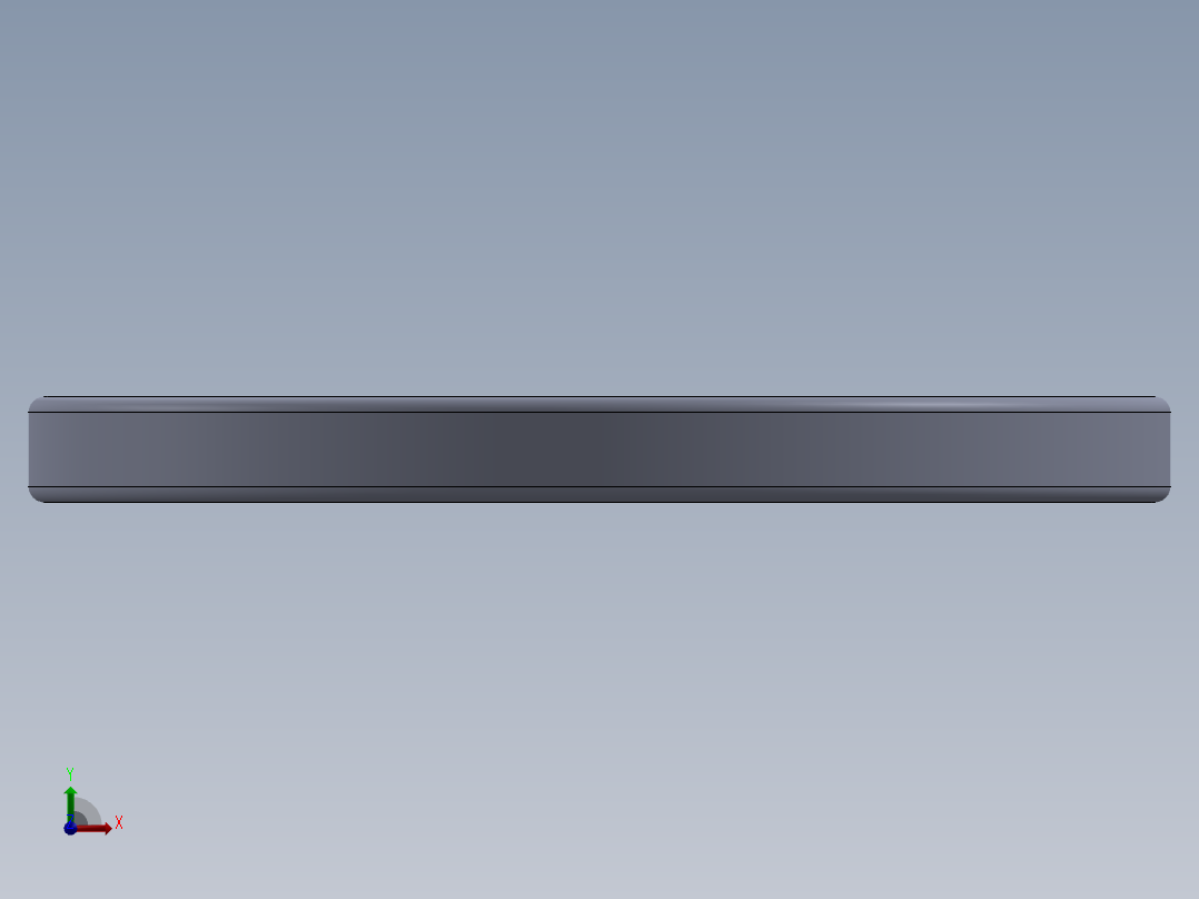 SAE平垫圈-FLAT WASHER SAE 0.500.SLDPRT前视图