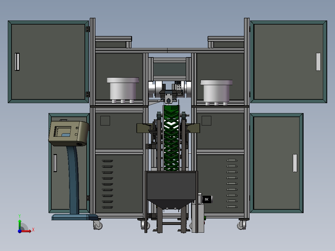 7双头组装旋熔机前视图