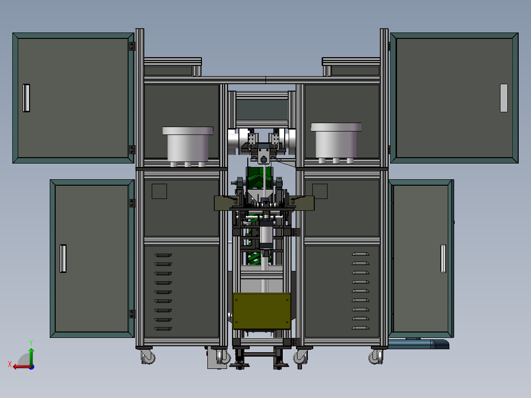 7双头组装旋熔机后视图
