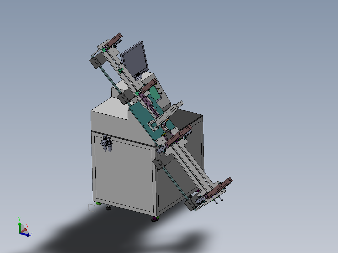 自动检测装管机下料测试机