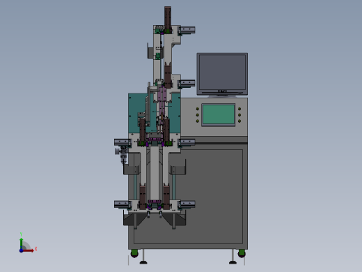 自动检测装管机下料测试机前视缩略图