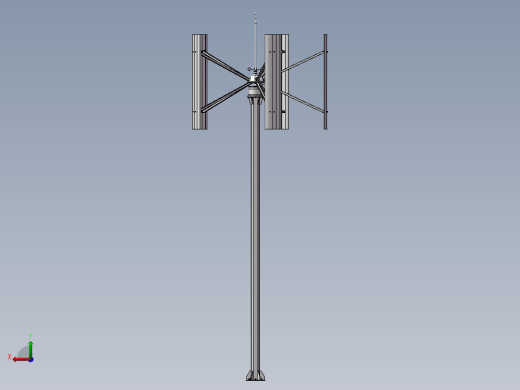 新型2KW风力发电机后视缩略图