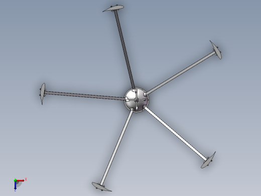 新型2KW风力发电机俯视缩略图