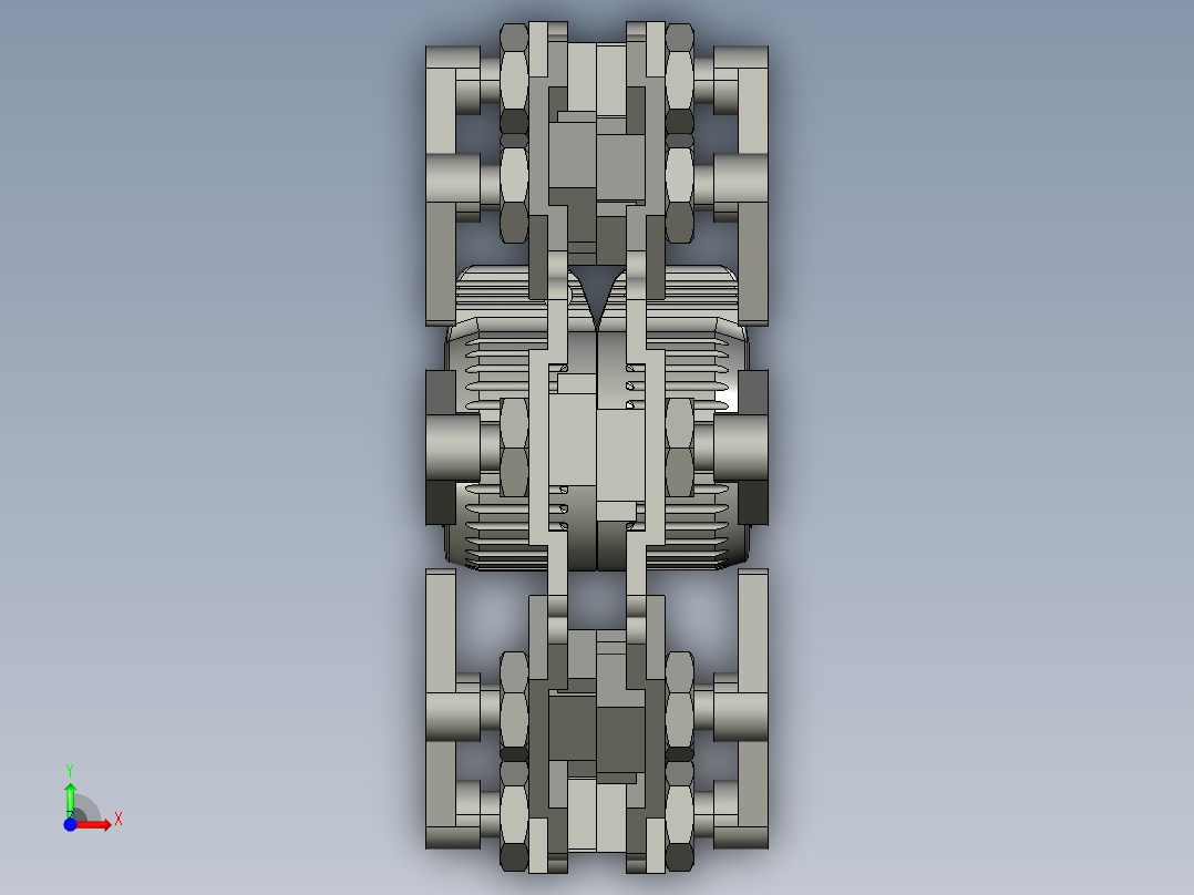 镜头盖组装工装前视图