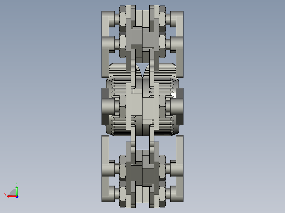 镜头盖组装工装后视图