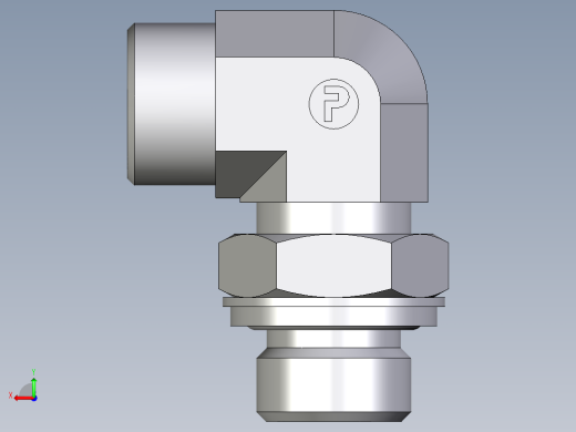 卡套式工业通用硬管接头EO_Adjustable_Locknut_elbow_WEE15LROMDCF后视缩略图