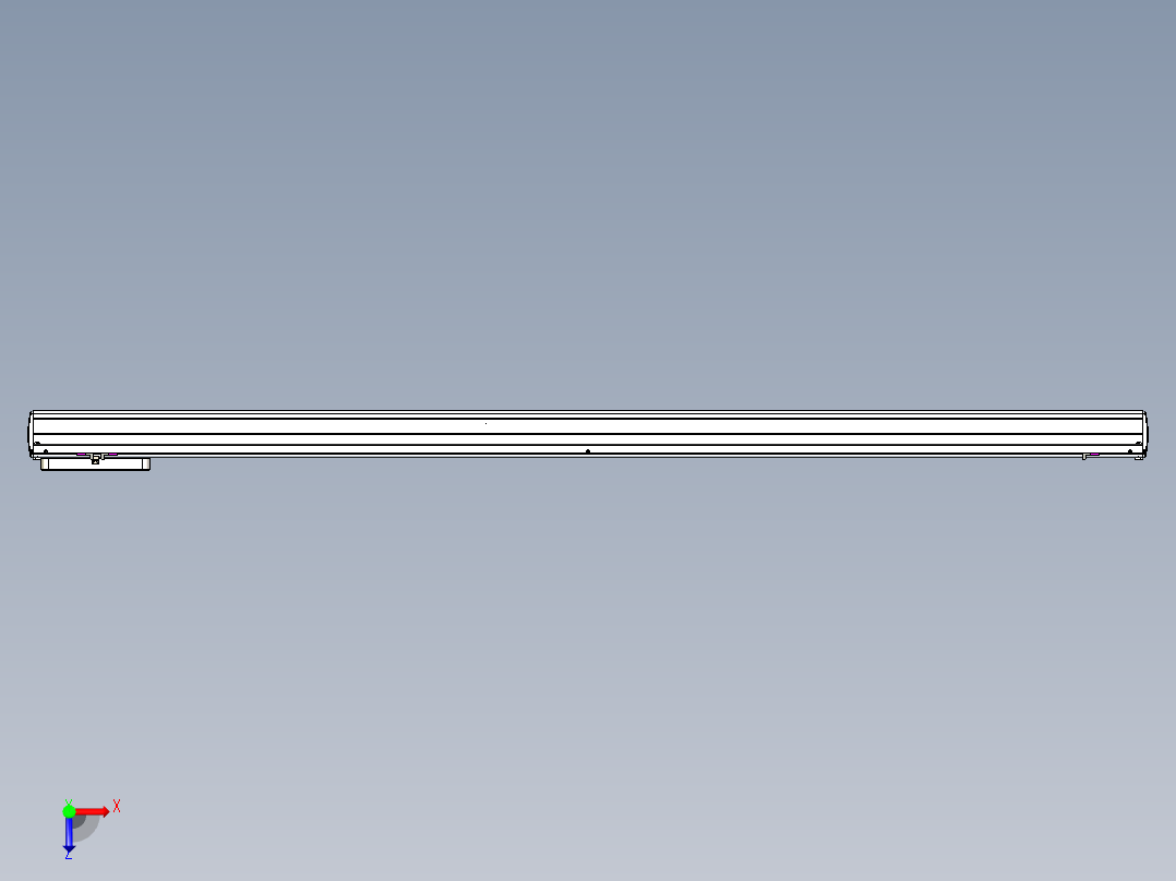 威洛博LC系列3d模型模组LC22H2Y-S1900俯视图