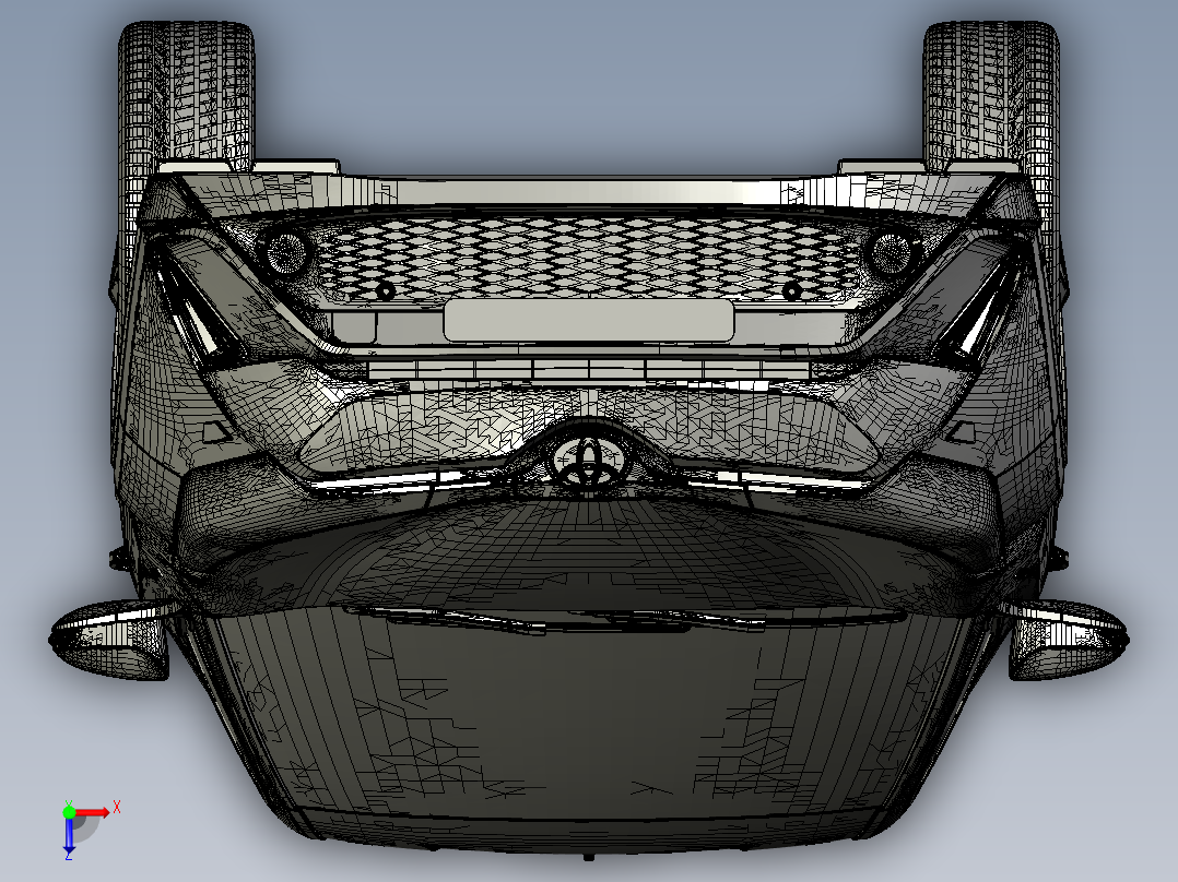 丰田 C-HR 2017汽车俯视图